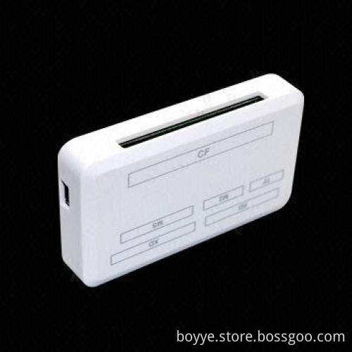 USB2.0 Card Reader, Supports CF, MS, M2, TF, XD and SD Memory Cards